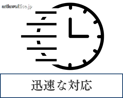 迅速な対応