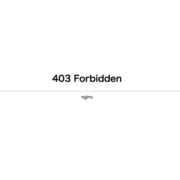 2776633.comへアクセスした結果、403 Forbiddenが表示されサイトを閲覧できない状態